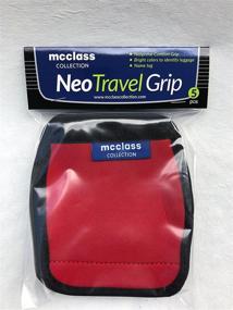 img 1 attached to Mcclasscollection NeoTravelGrip Red Travel Accessories and Luggage Tags & Handle Wraps