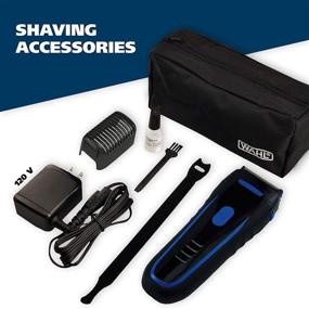 img 2 attached to 🪒 Wahl Groomsman Wet/Dry Electric Shaver - Rechargeable, Waterproof Razor for Men's Grooming - Lithium Ion, Long Battery Life & Quick Charging, Model 7063