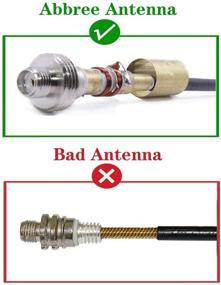 img 2 attached to 📡 High Gain Dual Band ABBREE NA-771 Antenna with SMA-Female Connector - Optimized for BTECH Baofeng MK and other Amateur Ham Two Way Radios (1 Pack)