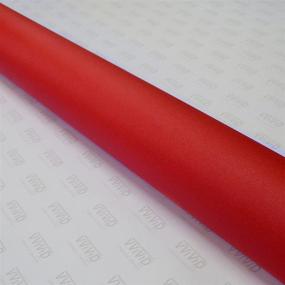 img 2 attached to VViViD Red Diamond Matte Stretch Vinyl Wrap Film 🔴 - Easy-to-Use DIY Decal Sheet with Air-Release Adhesive (1ft x 5ft)