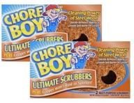 copper scouring pads - pack of 4, chore boy logo