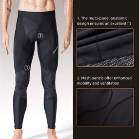 img 1 attached to Souke Sports Bicycle Breathable Leggings