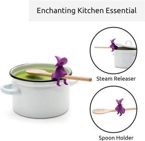 img 2 attached to Revolutionary AGATHA Spoon Holder Releaser Design: The Ultimate Kitchen Essential