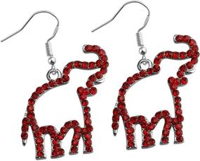 img 4 attached to AKTAP DST Greek Sorority Gift: Red Elephant Bracelet and Delta Sorority Keychain Set for Women and Girls