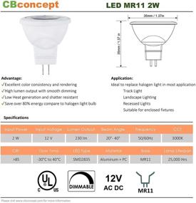 img 1 attached to CBConcept UL Listed Dimmable Equivalent Landscape: Enhanced Ambiance for Outdoor Settings