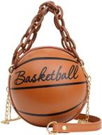 basketball messenger shoulder leather handbag women's handbags & wallets in totes logo