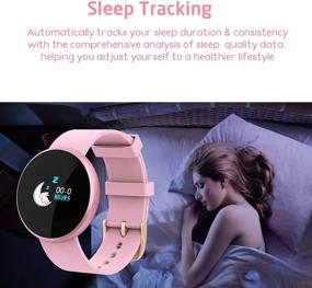 img 1 attached to Fitness Tracker Waterproof Reminder Smartwatches