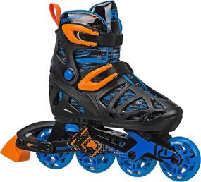 img 4 attached to 🛼 Adjustable Inline Roller Derby Tracer for Boys