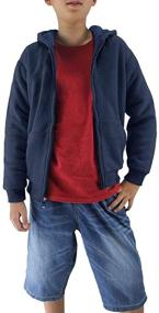 img 1 attached to 👕 Urimoser Sherpa Hoodies: Boys' Heavyweight Sweatshirts for Trendy Fashion Hoodies & Sweatshirts