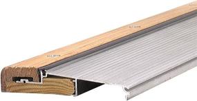 img 4 attached to M-D Building Products TH394 Adjustable Aluminum and Hardwood Sill Inswing, 36-Inch, Mill Finish