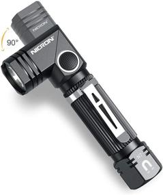 img 4 attached to NICRON N7 600 Lumens Tactical Flashlight - 90° Mini, IP65 Waterproof LED Flashlight with 🔦 4 Modes - Ideal for Camping, Outdoor, Hiking (Batteries Not Included) - Perfect High Lumens Gift