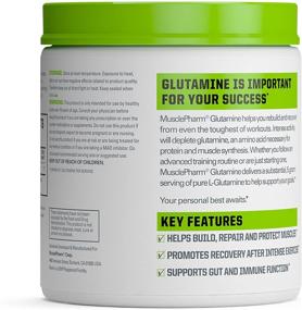 img 3 attached to 💪 MusclePharm Essentials Glutamine Powder, L-Glutamine, Unflavored, 60 Servings - Enhanced for SEO