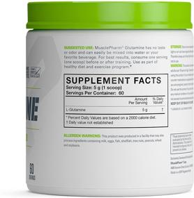 img 2 attached to 💪 MusclePharm Essentials Glutamine Powder, L-Glutamine, Unflavored, 60 Servings - Enhanced for SEO