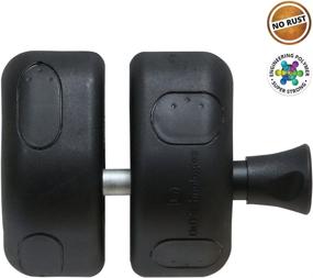 img 3 attached to 🔒 Black National Hardware N346-203 V6205 MagnaLatch Side Pull, 2-3/4 inches