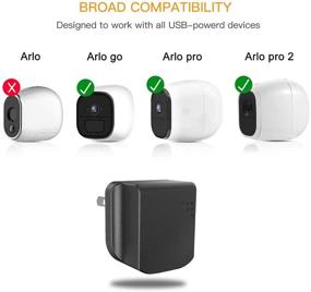 img 1 attached to FARSAIL Adapter Extension Compatible Charger Security & Surveillance