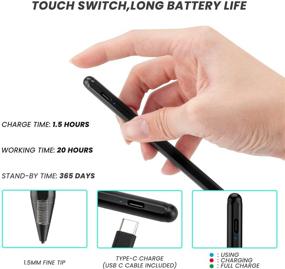 img 1 attached to Stylist Capacitive Touch Screen Touch Control Rechargeable Cell Phones & Accessories for Accessories