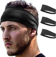 🏋️ e tronic edge headbands: non-slip sport sweat bands for men, women, boys, and girls - perfect for workout, running, basketball, snowboarding - quick-drying headbands for long hair logo