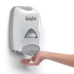 img 3 attached to 🧼 GOJO FMX-12 Push-Style Foam Soap Dispenser - Dove Grey - 1250 mL Capacity - Pack of 1 - 5150-06