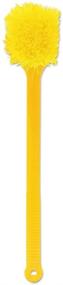 img 1 attached to 🧼 Yellow Rubbermaid Commercial Long Handle Utility Pot Scrubber Brush, Plastic