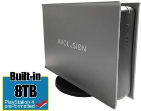 img 3 attached to 🕹️ Внешний игровой жесткий диск Avolusion PRO-5X серии 8TB USB 3.0 | Совместим с PS4 оригинальной, Slim и Pro | Серый.