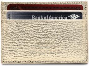 img 4 attached to 👛 Premium Otto Angelino Leather Cardholder Wallet – Enhance Your Accessory Collection with Stylish Bank Card Organization for Boys