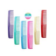 🌸 qitimir colorful hair comb set - 6 colors in pack for women, men, and kids - detangler & wide tooth combs - ideal for cutting (daisy) logo