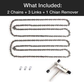 img 1 attached to 🚴 Ultimate 6/7/8/9/10 Speed Bike Chain Kit: Complete Bike Bundle with Chains, Master Links, and Chain Rivet Extractor - Compatible with Shimano, Sram, and Campagnolo