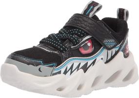 img 4 attached to 🦈 Skechers Shark-Bots Surf Patrol Unisex Children's Sneaker