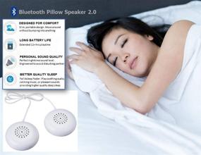 img 3 attached to 🎧 Повышенные Bluetooth стерео подушечные динамики 2.0 от PillowPlayer