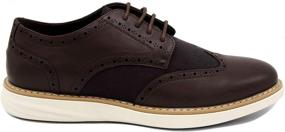 img 3 attached to Nautica Oxford Fashion Sneaker Wingdeck 2 Tan 8: Stylish and Versatile Footwear for Men