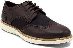 img 4 attached to Nautica Oxford Fashion Sneaker Wingdeck 2 Tan 8: Stylish and Versatile Footwear for Men