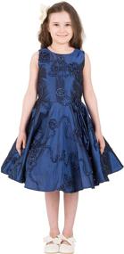 img 3 attached to 👗 Vintage Floral Purple Girls' Dresses - BlackButterfly Audrey Clothing