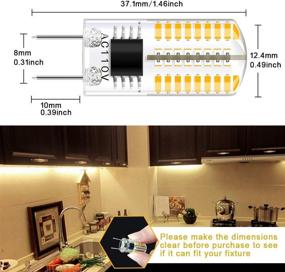 img 2 attached to 💡 Dazzling Axcelight: Dimmable LED Bulbs Equivalent to 20W - 25W Lighting