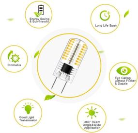 img 3 attached to 💡 Dazzling Axcelight: Dimmable LED Bulbs Equivalent to 20W - 25W Lighting