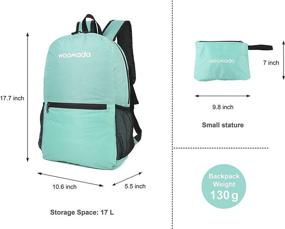 img 1 attached to WOOMADA Ultra Lightweight Packable Backpack Outdoor Recreation in Camping & Hiking