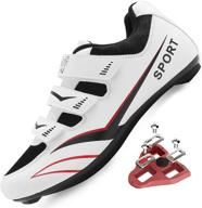 🚴 ihuan unisex cycling shoes: perfect fit for peloton - men's athletic footwear логотип