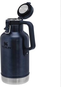 img 1 attached to 🍺 Stanley Classic Easy-Pour Growler: Insulated 64oz Stainless Steel, Leak-Proof Lid, Carry Handle - Keep Beer Cold and Carbonated!