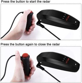 img 2 attached to 🚗 Car Radar Detector with 360° Detection, City/Highway Mode, Sound Alert and Speed Alarm System – FCC Approved, Bright LED Display