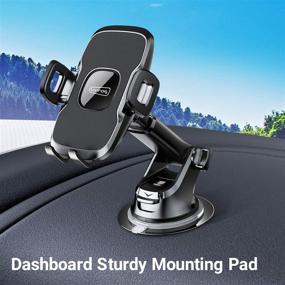 img 2 attached to 📱 TORRAS Adhesive Mounting Disk for Car Dashboard - Suction Cup Pad with 80mm Diameter for Cell Phone Holder Car Mount (One Pack)