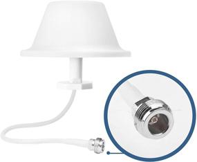 img 4 attached to 📶 Dome Ceiling Antenna: Boost Cell Phone Signal and Wi-Fi Range with Omni-Directional Indoor Antenna, Wide Band Dome Antenna with N-Female Connector - White (698 to 4000 MHz)