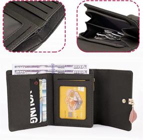img 3 attached to INNIFER Leather Tri Fold Women's Wallets - Handbags & Wallets for Enhanced SEO