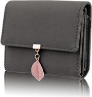 innifer leather tri fold women's wallets - handbags & wallets for enhanced seo logo