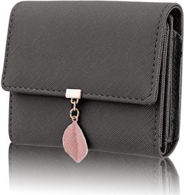 img 4 attached to INNIFER Leather Tri Fold Women's Wallets - Handbags & Wallets for Enhanced SEO