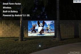 img 2 attached to 📽️ AAXA P2-A Андроид Smart LED Pico Проектор - Поддержка Full HD 1080P с HDMI, Android, WiFi, Bluetooth для смартфона, iPhone, iPad, игровой консоли, ноутбука и домашнего кинотеатра (обновленный)