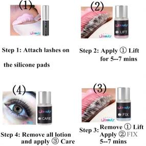 img 1 attached to Libeauty Fast Lash Lift Kit with Strong Glue - Eyelash Lift and Brow Lamination Kit for Long-lasting Results