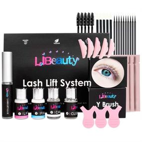 img 4 attached to Набор для быстрого подъема ресниц Libeauty с крепким клеем - набор для подъема ресниц и ламинирования бровей для долгосрочных результатов.