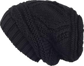 img 2 attached to Lilax Slouchy Oversized Winter Beanie Outdoor Recreation