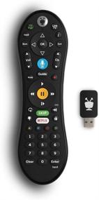 img 1 attached to Enhance Your TiVo Experience with 📺 the TiVo VOX Remote: Voice Search, Black (C00301)
