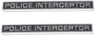 эмблема "police interceptor" для автомобиля, аксессуары для экстерьера, эмблемы логотип