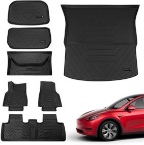 img 4 attached to 🚗 Tesla Model Trunk Accessories by Xipoo